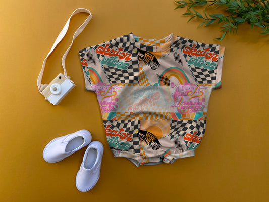 Skater vibes oversized romper