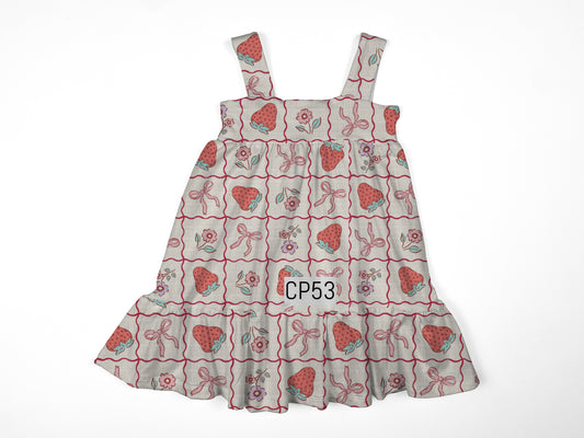 Strawberry patch  ivy dress
