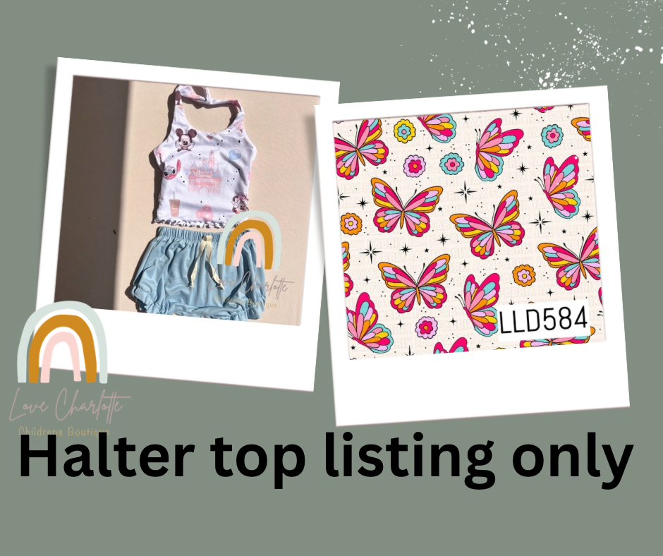 Butterfly Halter top