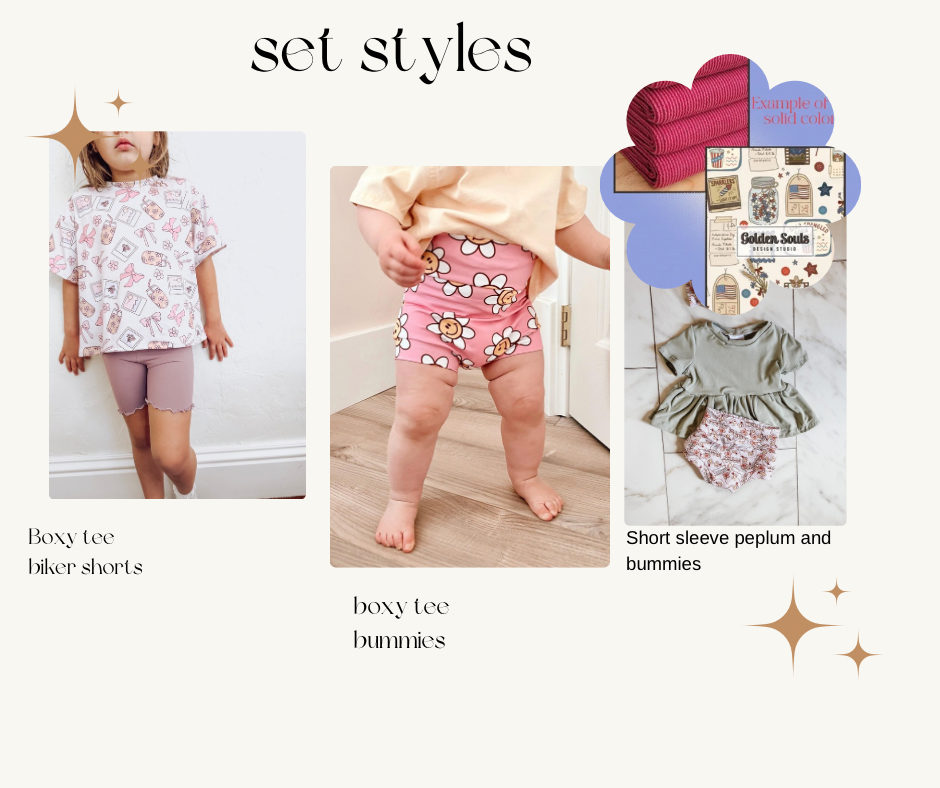 Vintage America ￼set ( style options in the listing )