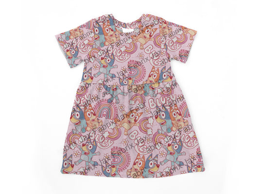Rainbow dogs  Bell dress