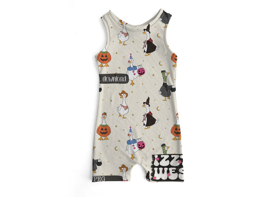 Cute goose Ollie romper