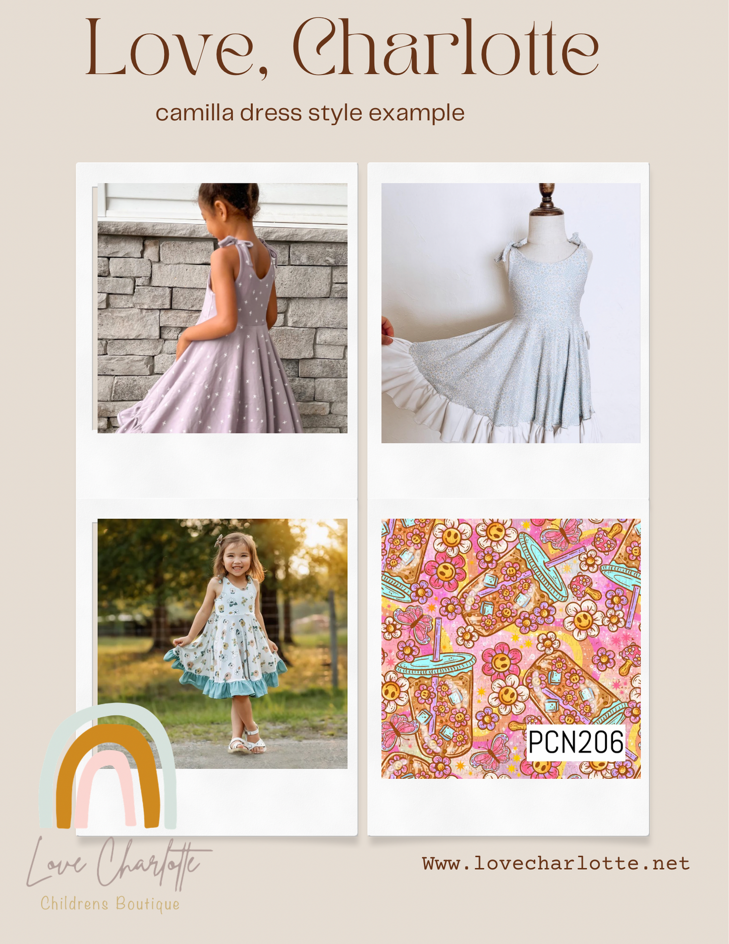 Coffee stand Camilla dress