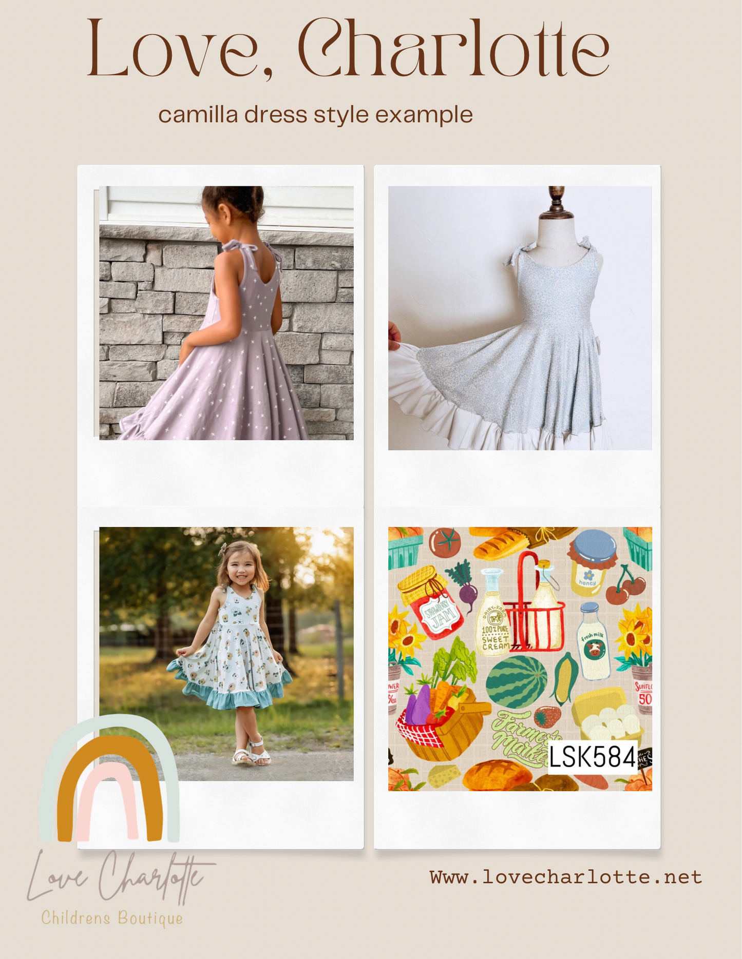Fruit stand Camilla dress