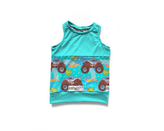 Shark truck Boy tank