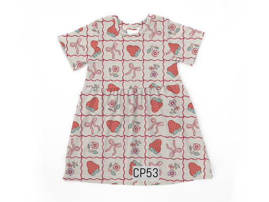 Strawberry patch  Bell dress