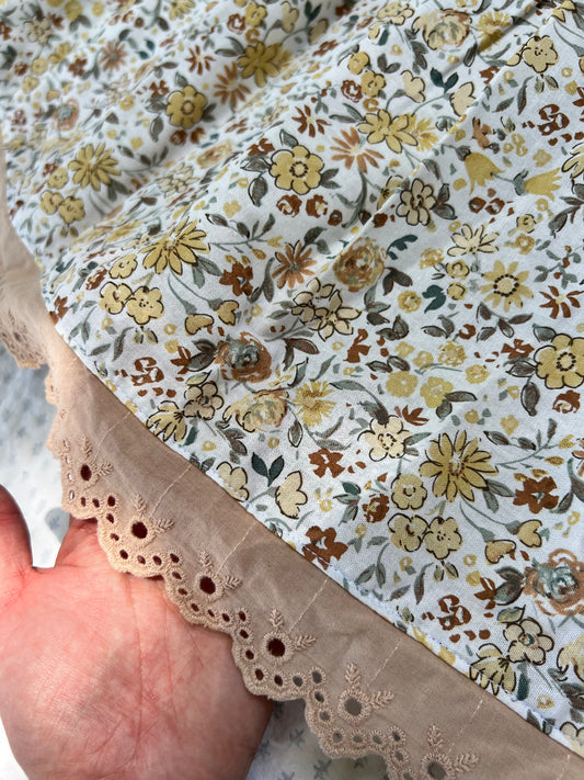 Flower basic  opal dress ( more than one size )