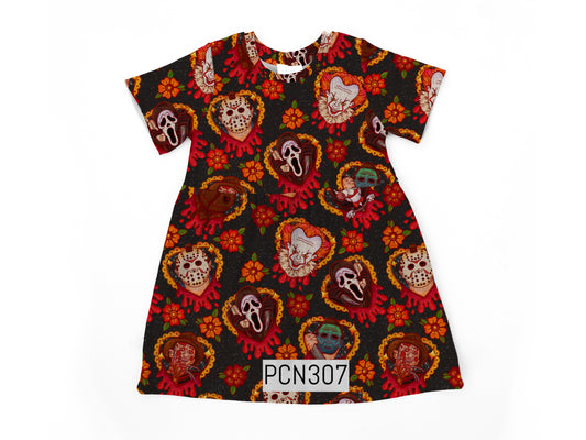 Spooky tattoos Bell dress