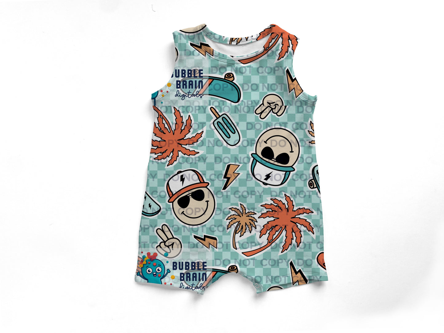 Bored walk Tank romper