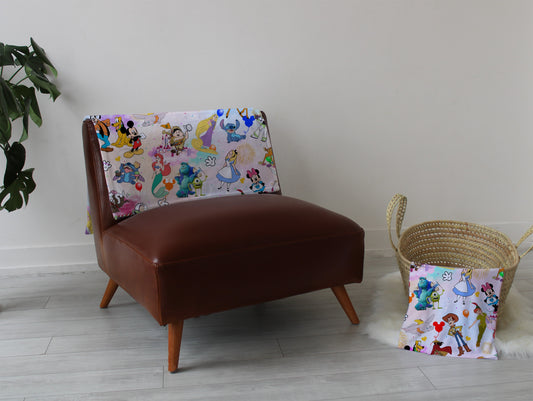 Tie dye friends playmat, swaddle, and blanket