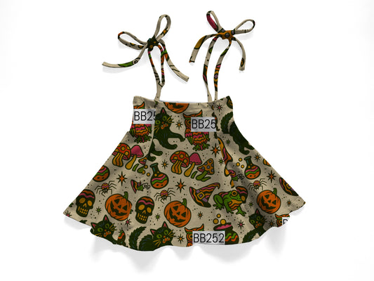 Classic scare tie skirt