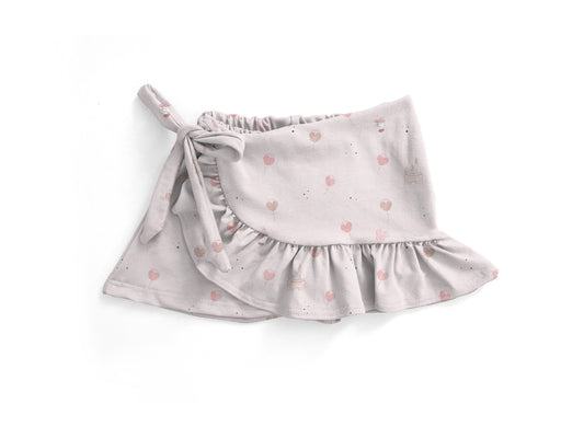 Dainty balloons ginger Skort