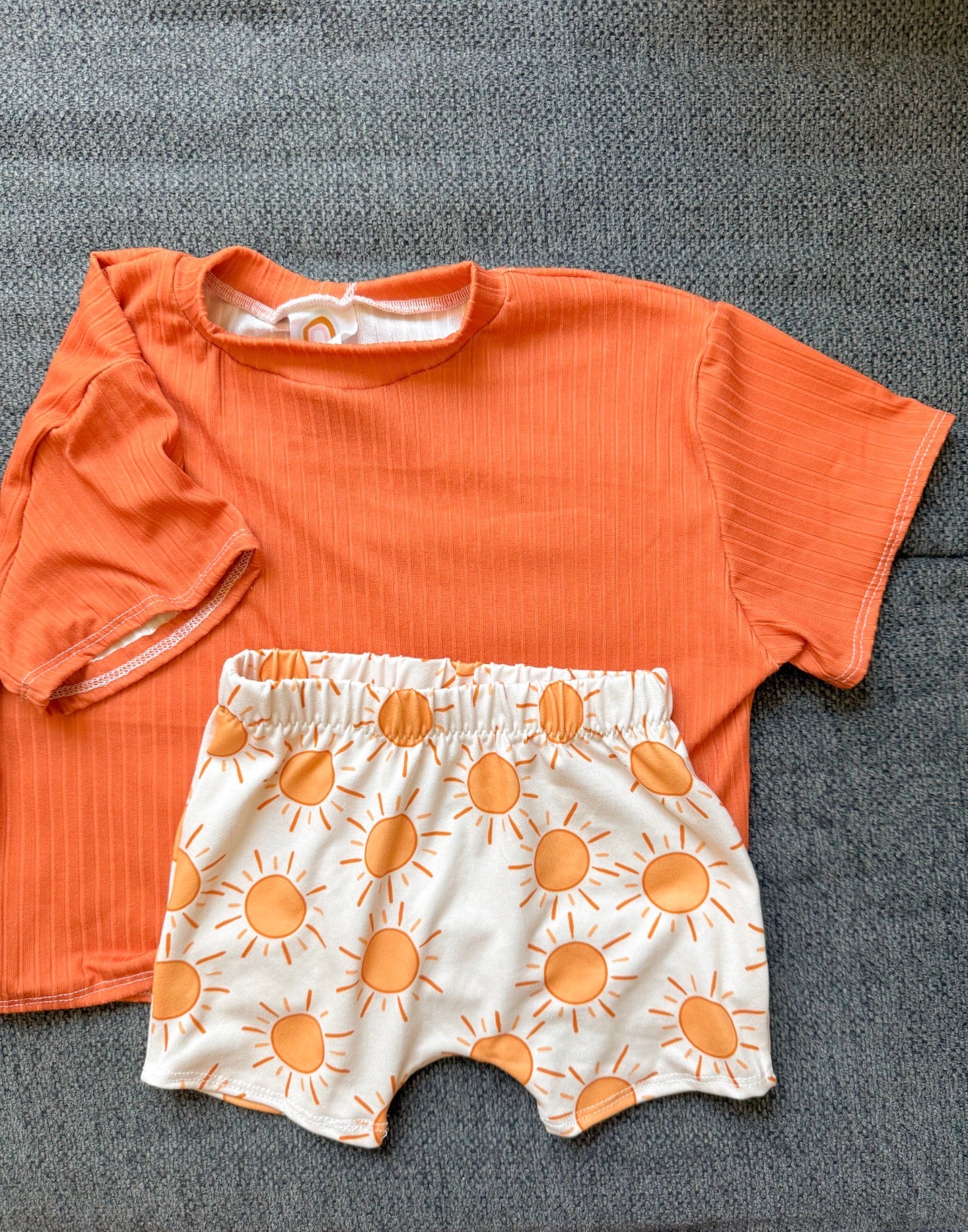 Boxy t and boy shorts