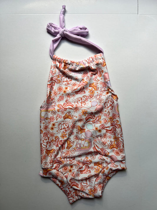6-9 halter romper