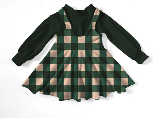 Plaid pinafold