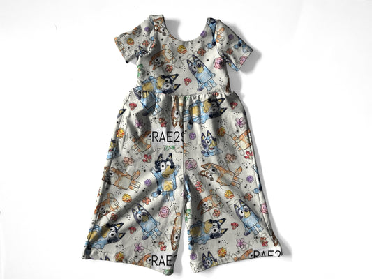 Sketch dog  Autumn romper