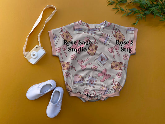 Coffee date T-shirt romper