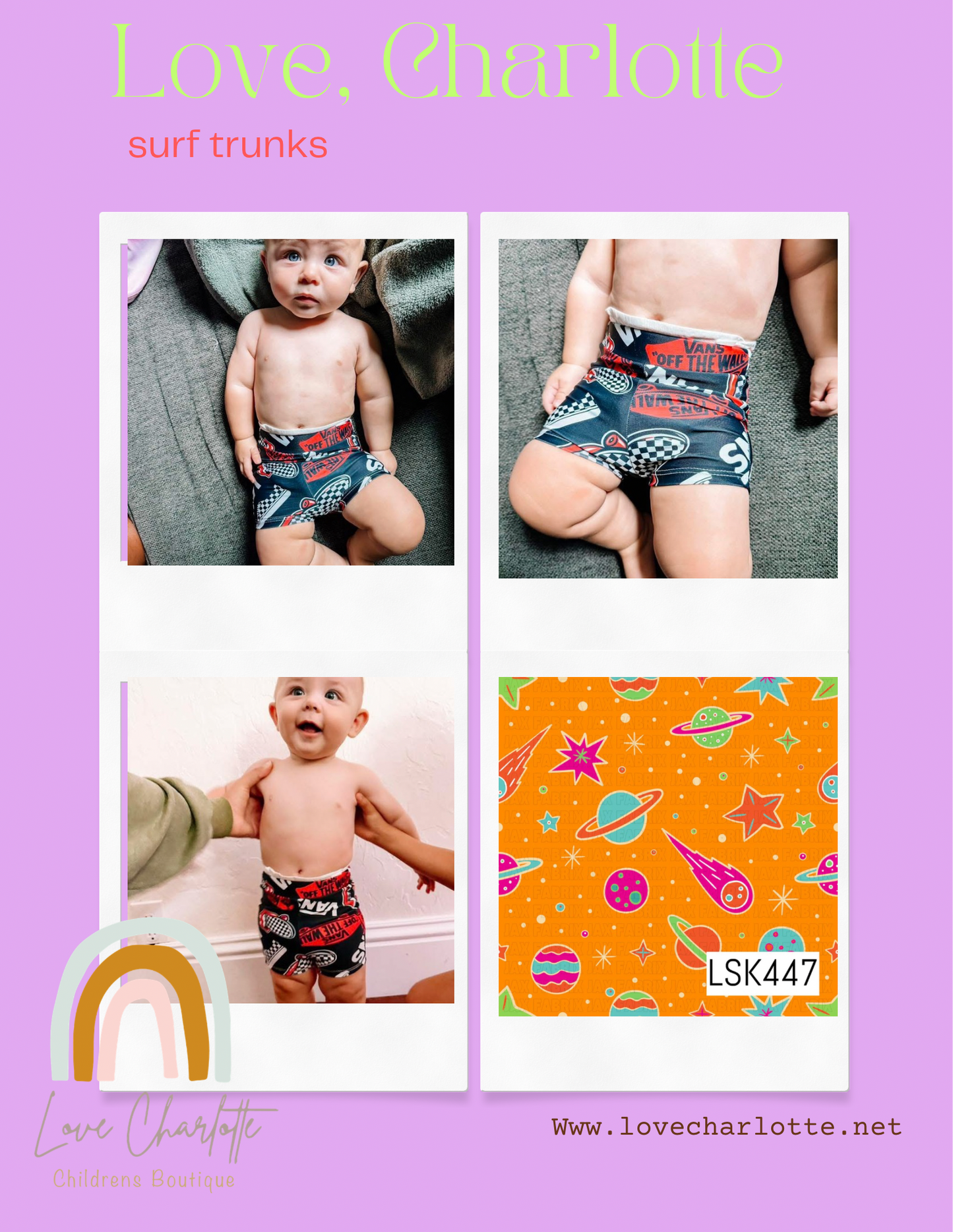 Space boy SURF TRUNKS