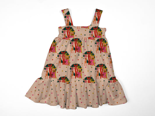 Wreath ivy dress