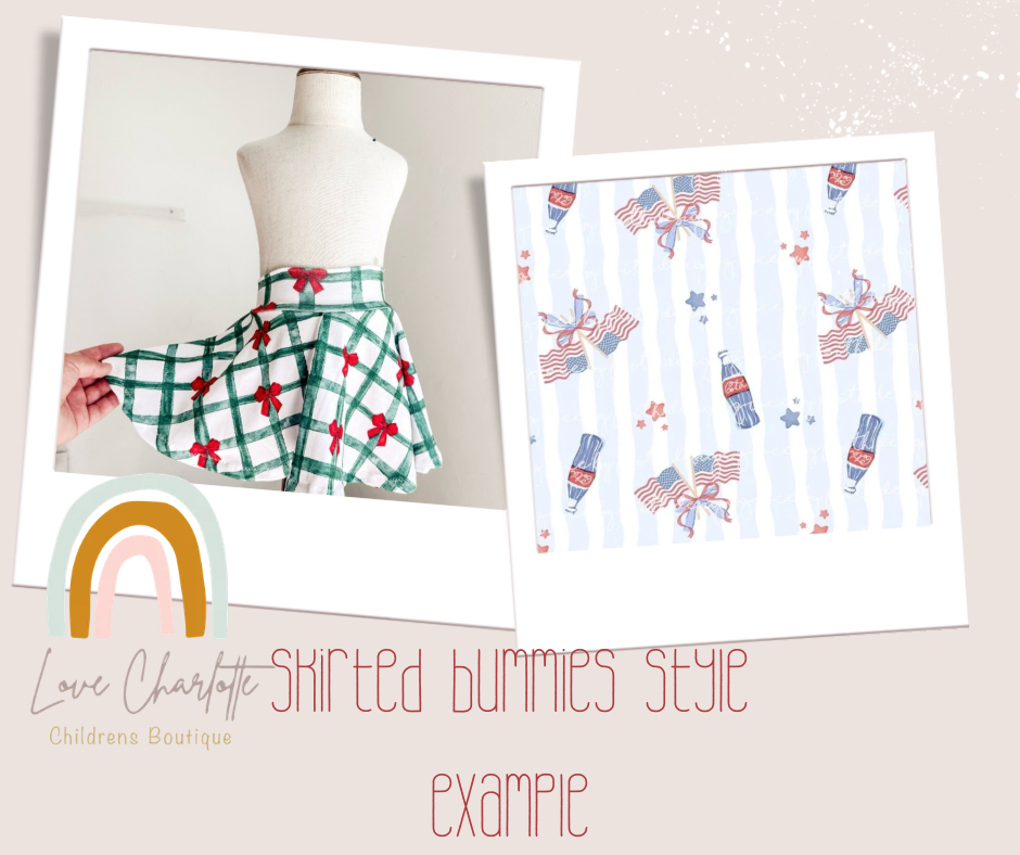 Glass bottle Skirted bummie