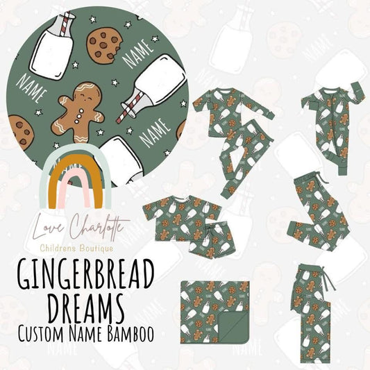 Custom Christmas name bamboo