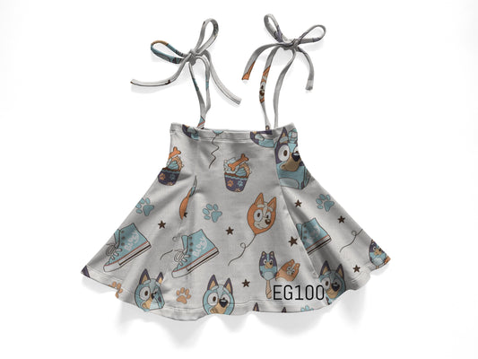 Sisters tie skirt