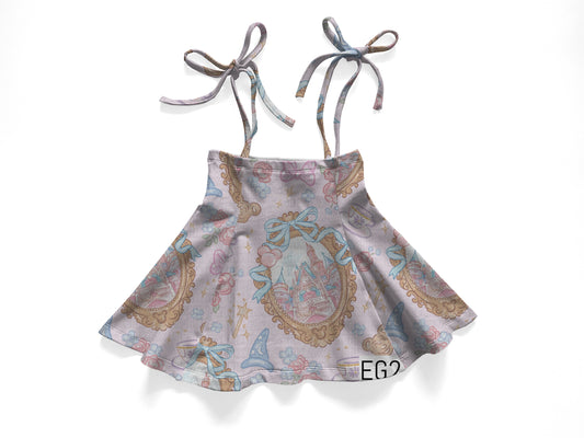 Castle  tie skirt