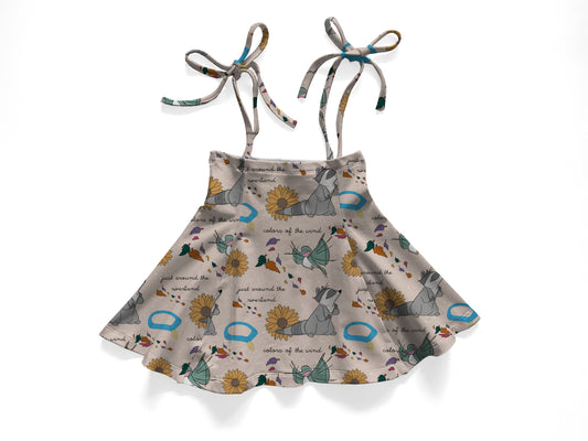 River bend  tie skirt