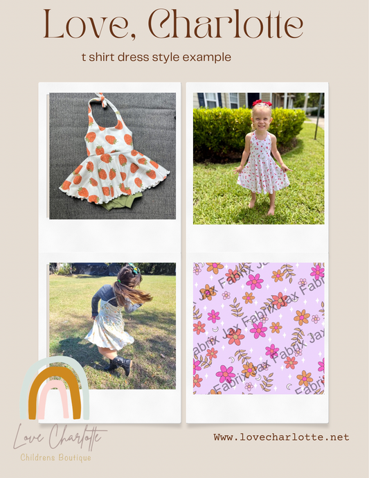 Flowers  brielle ( romper or dress) (Copy)